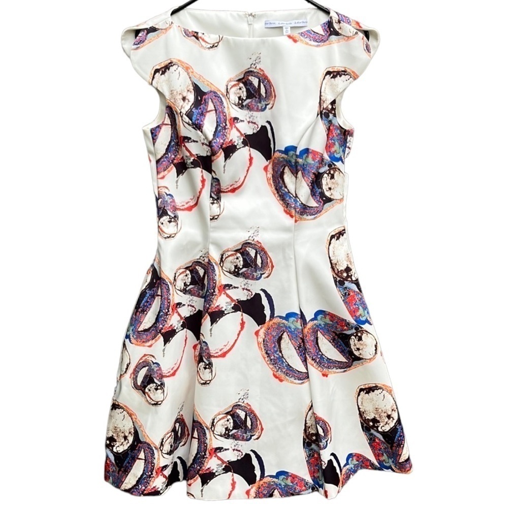 EUC Anthropologie & Other Stories Abstract Print Fit & Flare dress